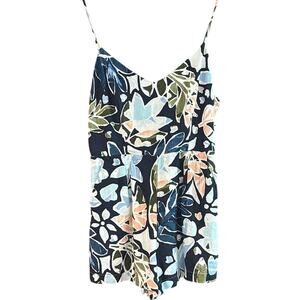 Lush Linen Floral Print Romper